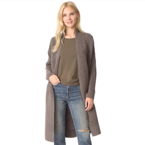 [MADEWELL] Fulton sweater coat in heather mink - Picture 2 of 8